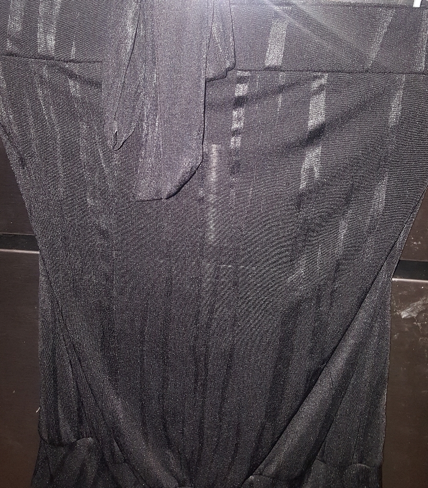 GUESS black strapless backless night life tank